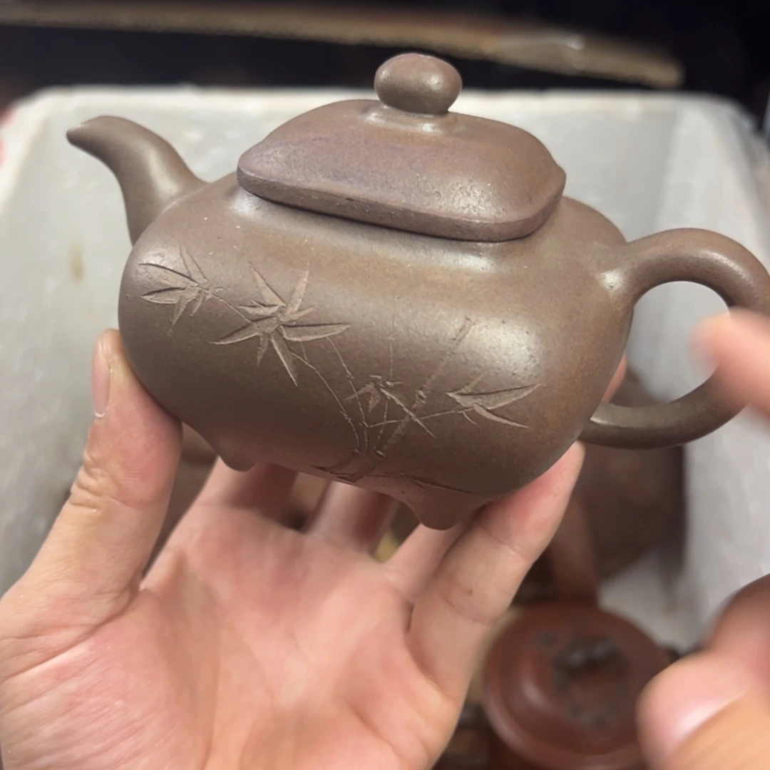茶壶紫砂宜兴原矿紫砂壶260毫升容量