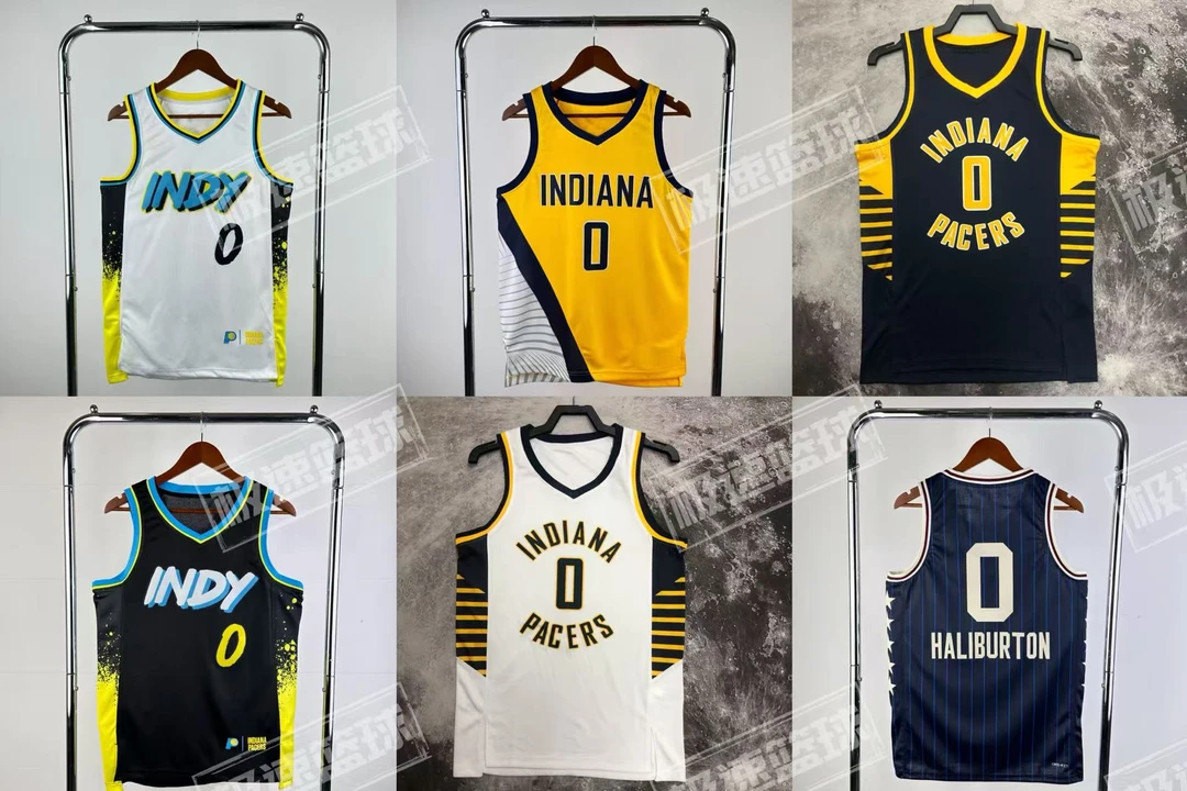 【哈里伯顿】球衣合集 热压SW 球迷版步行者贴布透气无袖篮球服背心