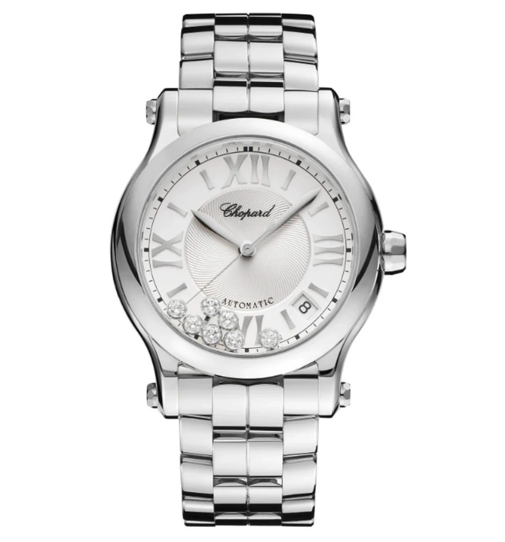 95新 Chopard/萧邦 happy 系列 7钻 自动机械 36盘
