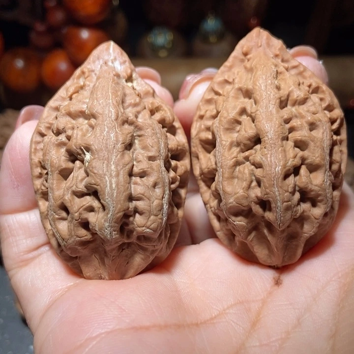 把件文玩核桃东北楸子小雪17