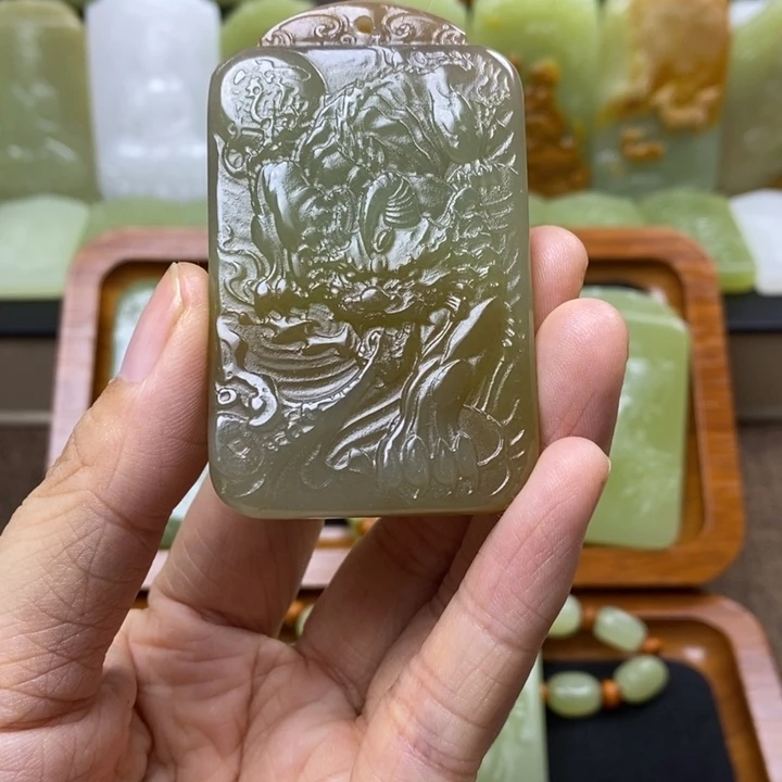 石材河**哥貔貅牌子一套