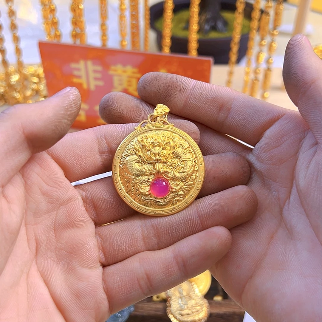 铜合金无龙牌吊坠