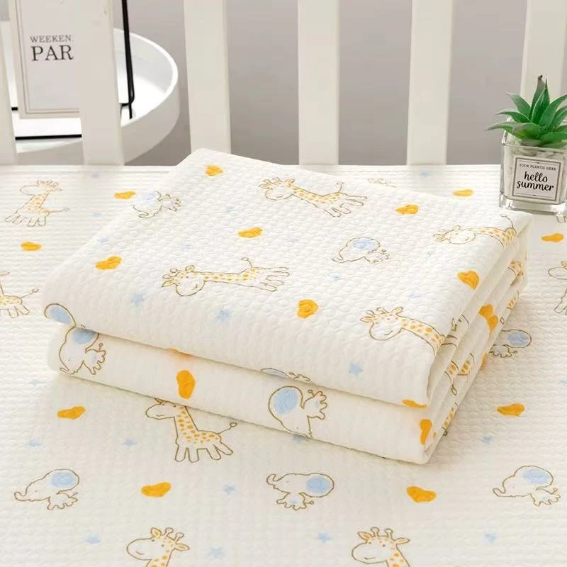 四层纯棉隔尿垫防水防滑可水洗70*100