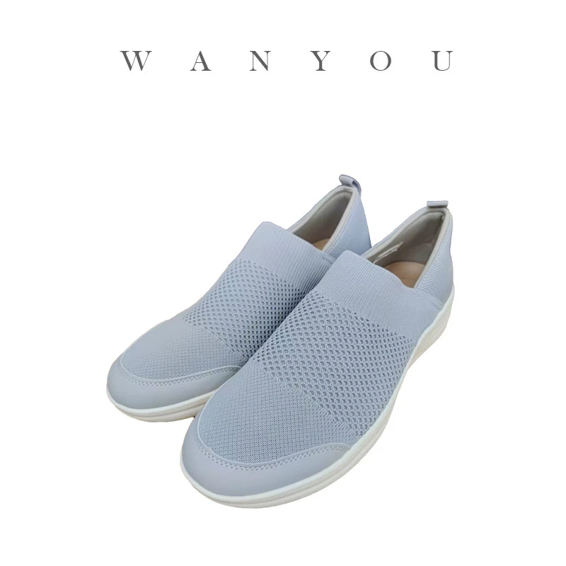 夏季鞋类网面男鞋平底软底透气网面男鞋透气网面鞋-YP-588