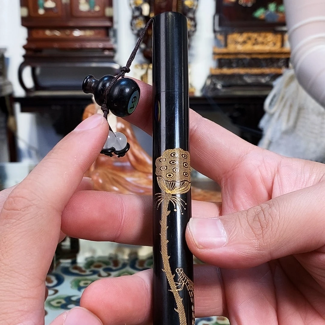 成套家具黑酸枝木类紫光檀香筒