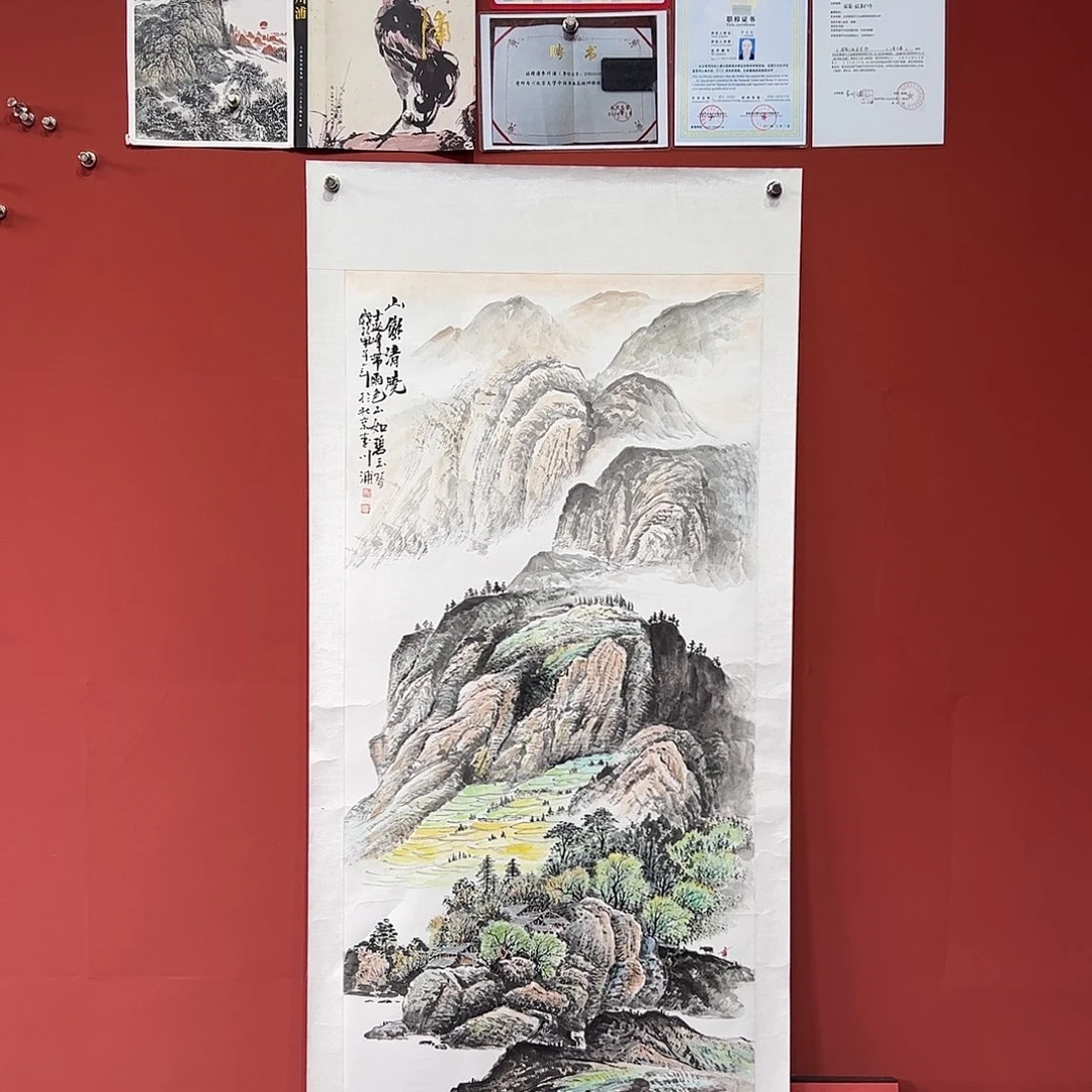 国画李川浦画家作品