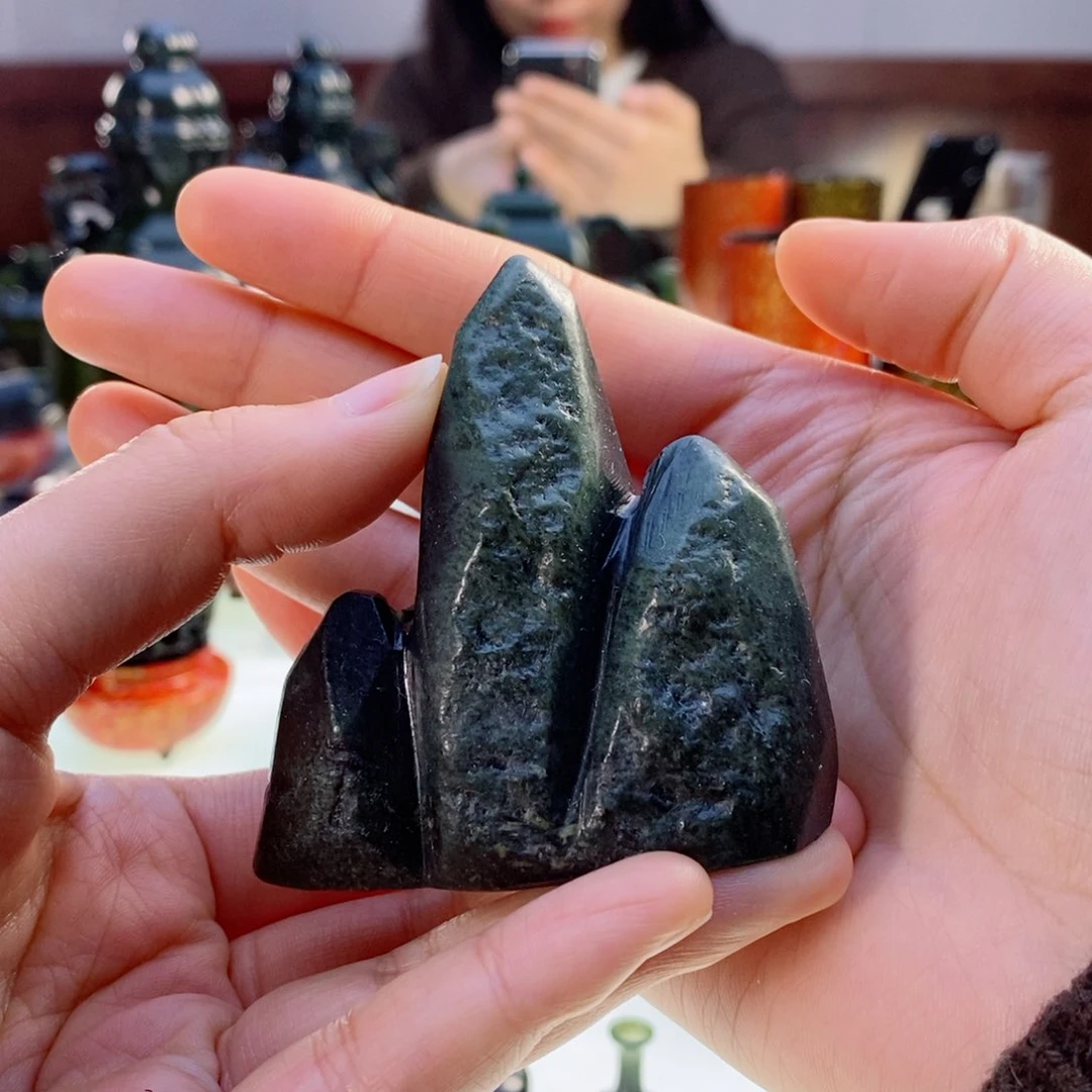 和田玉（青玉）摆件未镶嵌