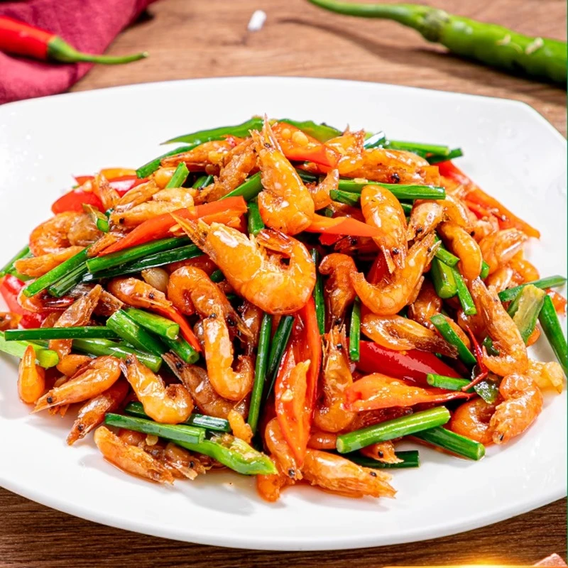 粮安天下黄金虾150g去须大河虾淡水虾米酒店餐饮半成品食材预制菜