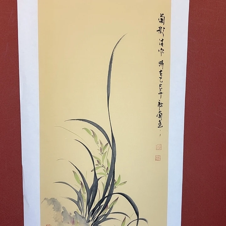 国画听兰老师花鸟