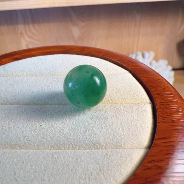 天然非洲翠圆形裸珠多样性发一