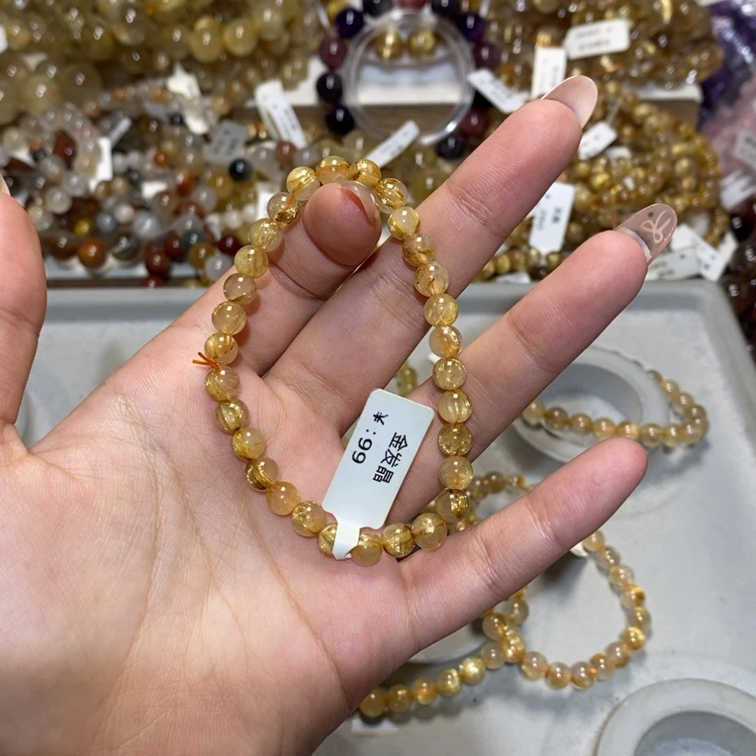 水晶手链未镶嵌娟**?手链