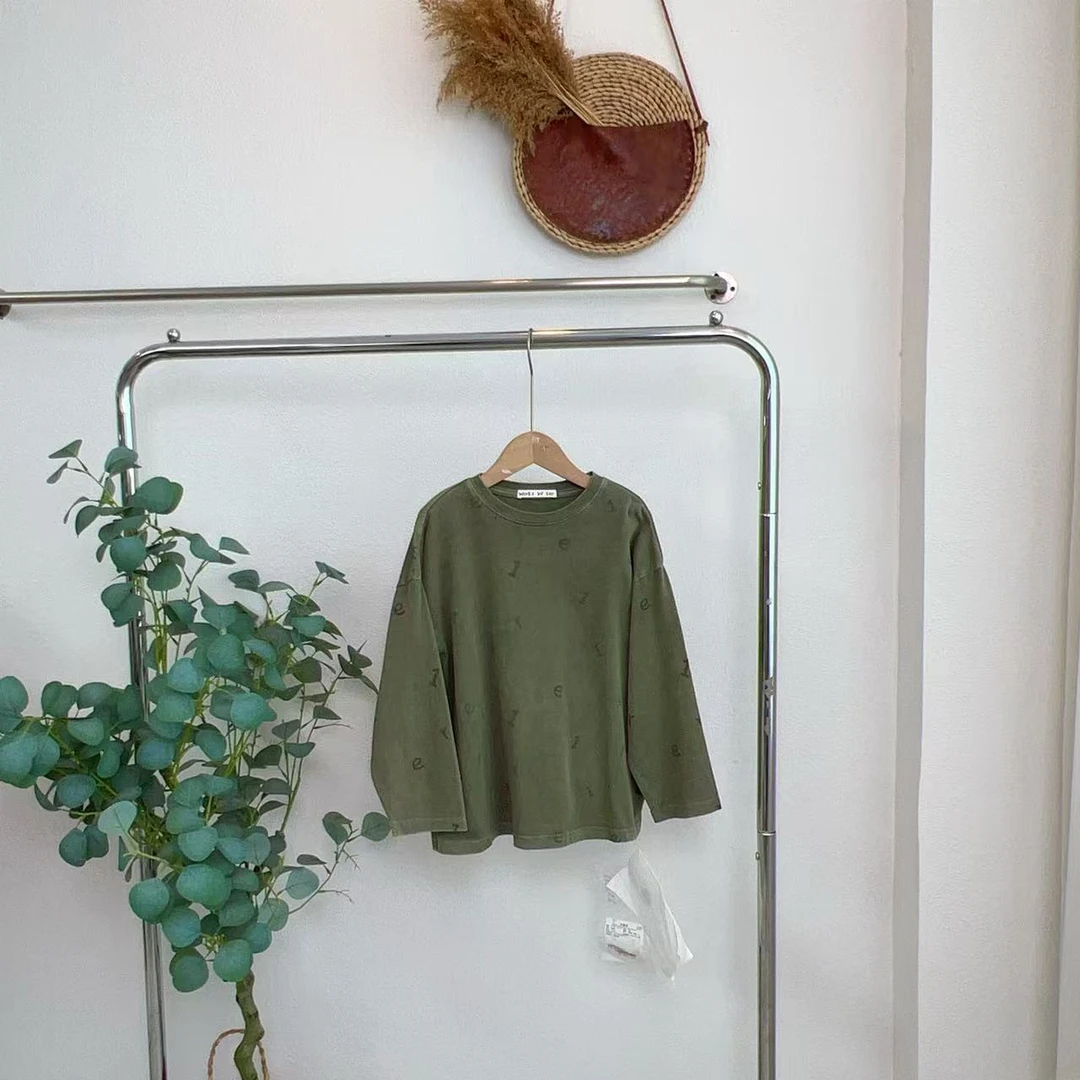 2313而军绿色T恤