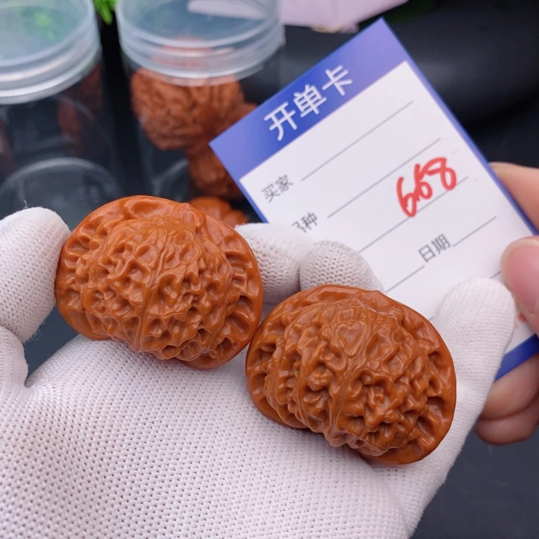 文玩核桃把件42宫灯668