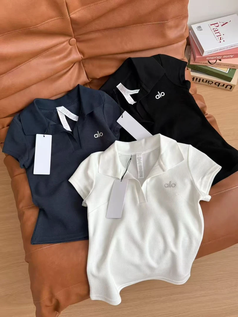 GZ577雪莉-AIO短款修身POLO短袖