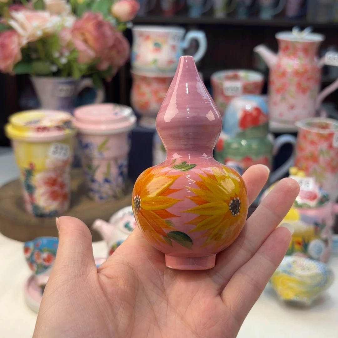 瓷片景德镇手绘高温釉下彩陶瓷茶具