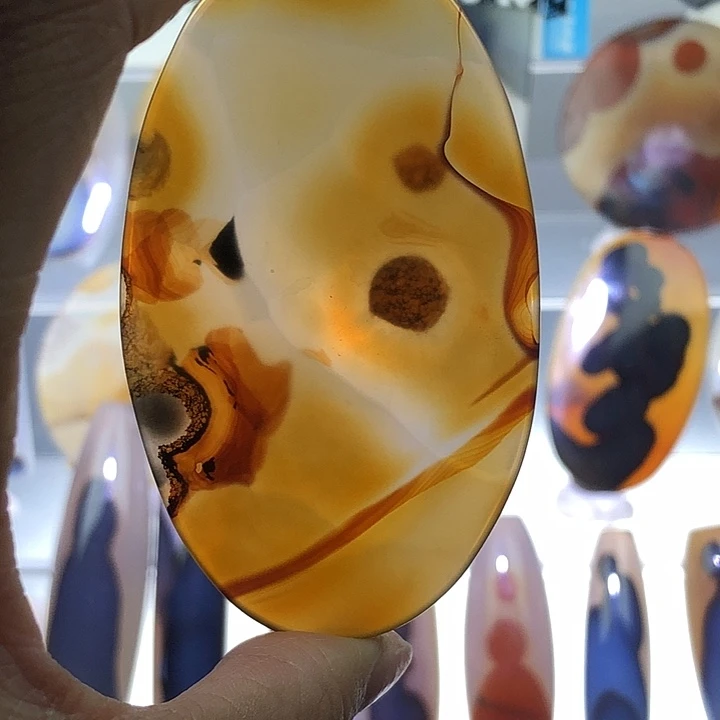 查罗石未镶嵌珠宝半成品89