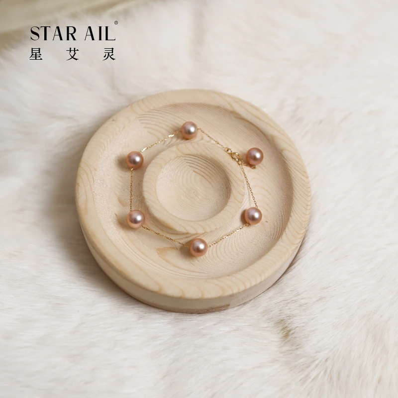 STARAIL/星艾灵【漫天星辰】精选满天星珍珠手链6-7mm 18K