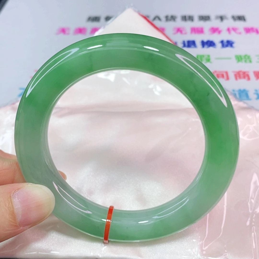 未镶嵌手镯翡翠58-60圈口圆条-高品质毕业款