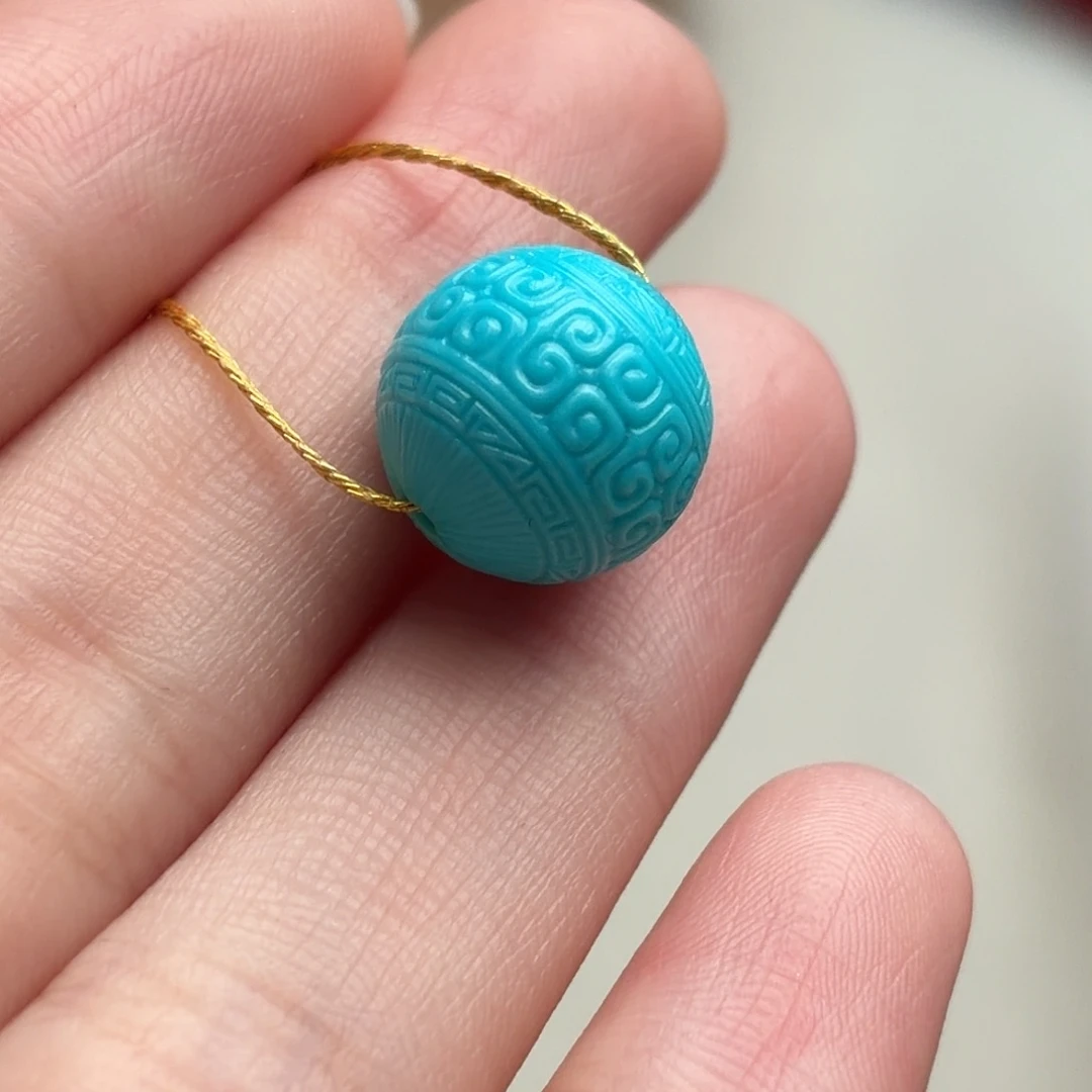 绿松石未镶嵌颈饰