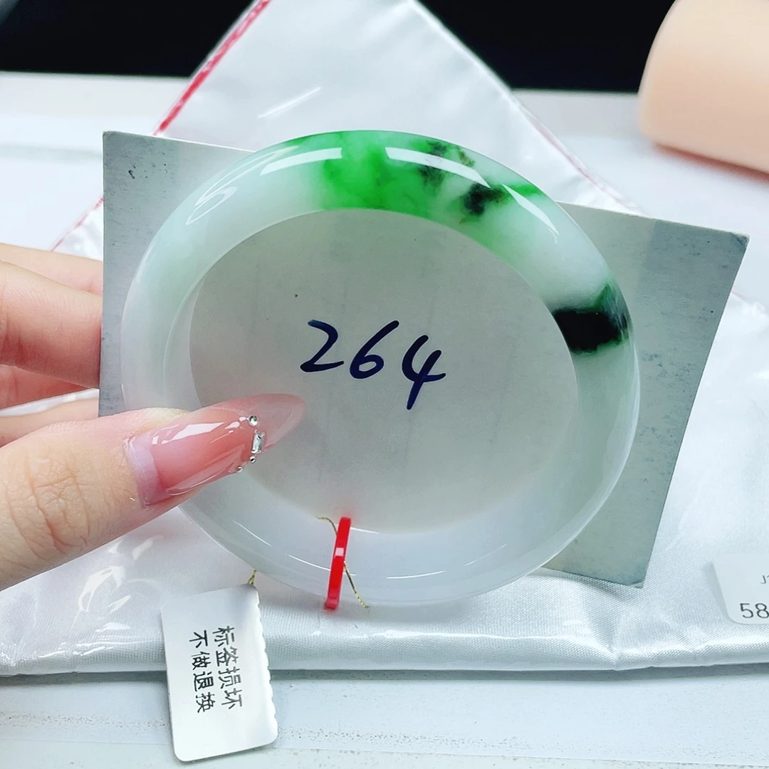 翡翠未镶嵌手镯58