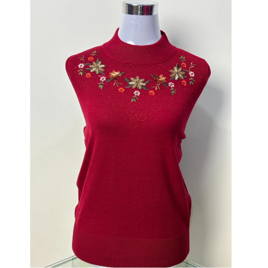 妈妈秋装毛衣打底衫上衣中老年女装春秋半高领毛衣