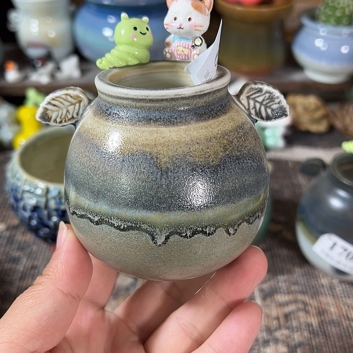 口4 手工花盆满30包邮