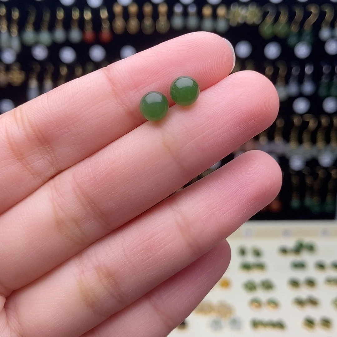 和田玉银S925镀金镶嵌颈饰