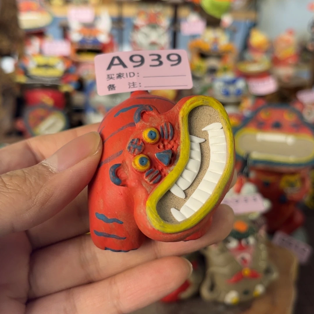 泥塑纯手工茶宠摆件