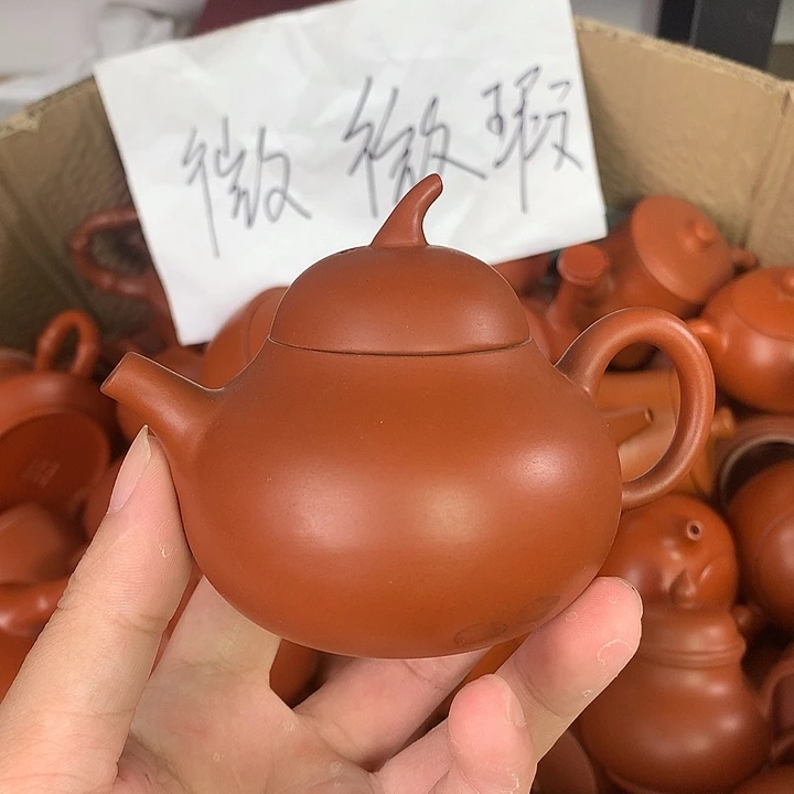原矿朱泥茶具茶壶家用140