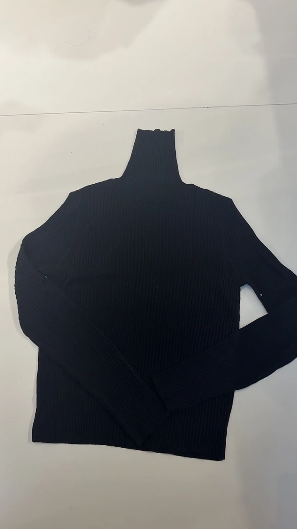 毛针织衫抹胸运动落肩袖条纹女装