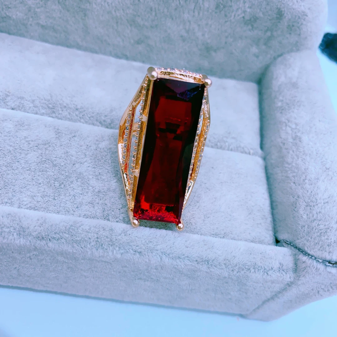 合金琉璃戒指  妈妈款戒指 可调节大小 时尚洋气