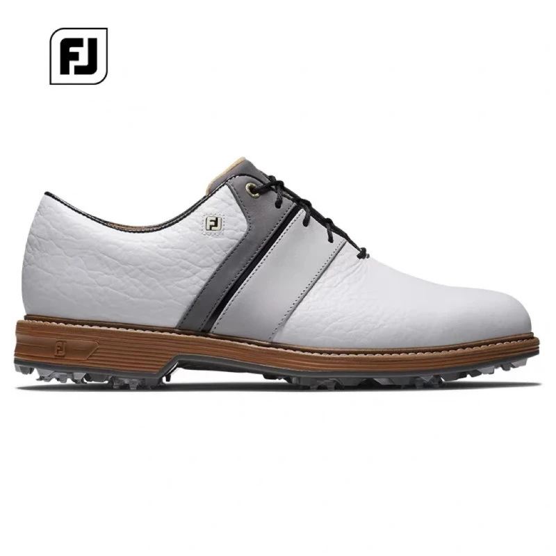 FootJoy高尔夫球鞋新款男士PremiereSeries经典时尚防泼水有钉鞋