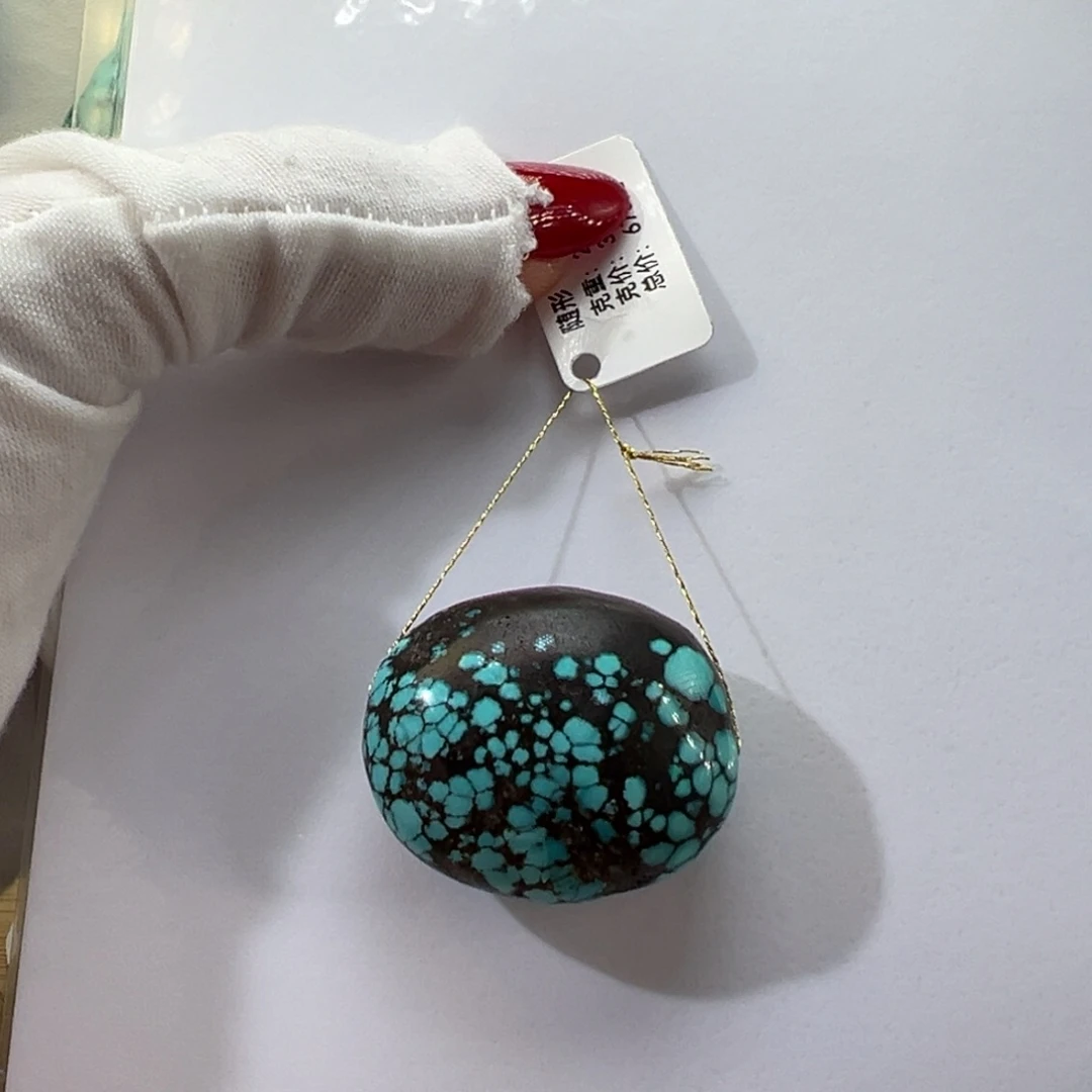 绿松石未镶嵌挂件