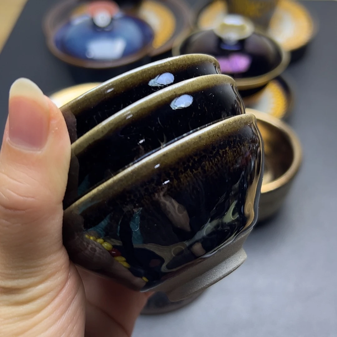 茶盏建窑建盏主人杯