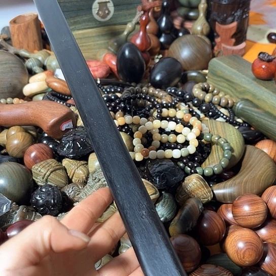 木半**色紫光檀棍子一个豆豆豆