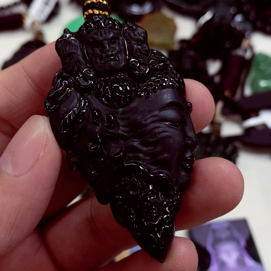 翡翠未镶嵌挂件先鉴后发一物一证