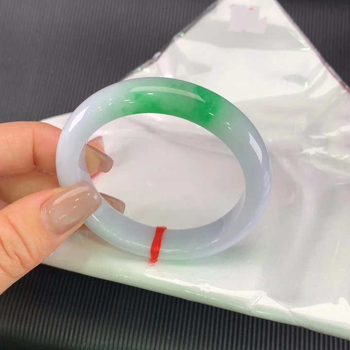 未镶嵌手镯翡翠正圈52-53