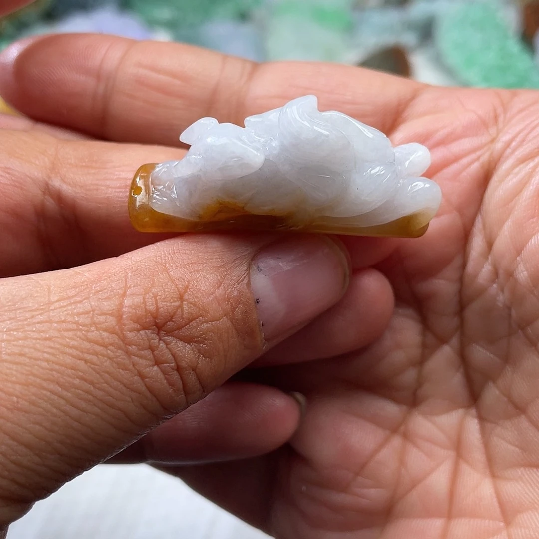 颈饰未镶嵌翡翠翡玉缘翡翠