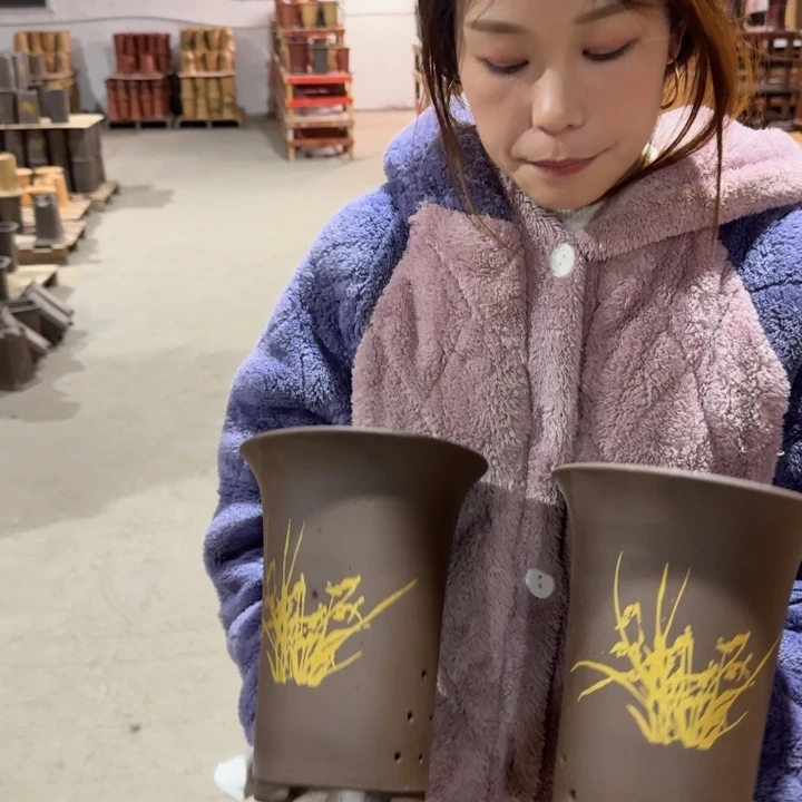 紫砂花盆破损补发