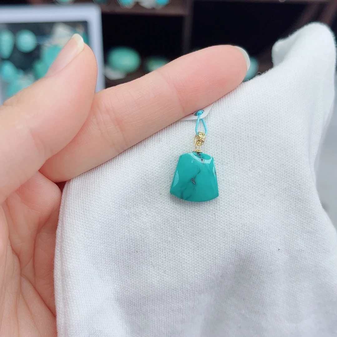 绿松石18K金镶嵌绿松石