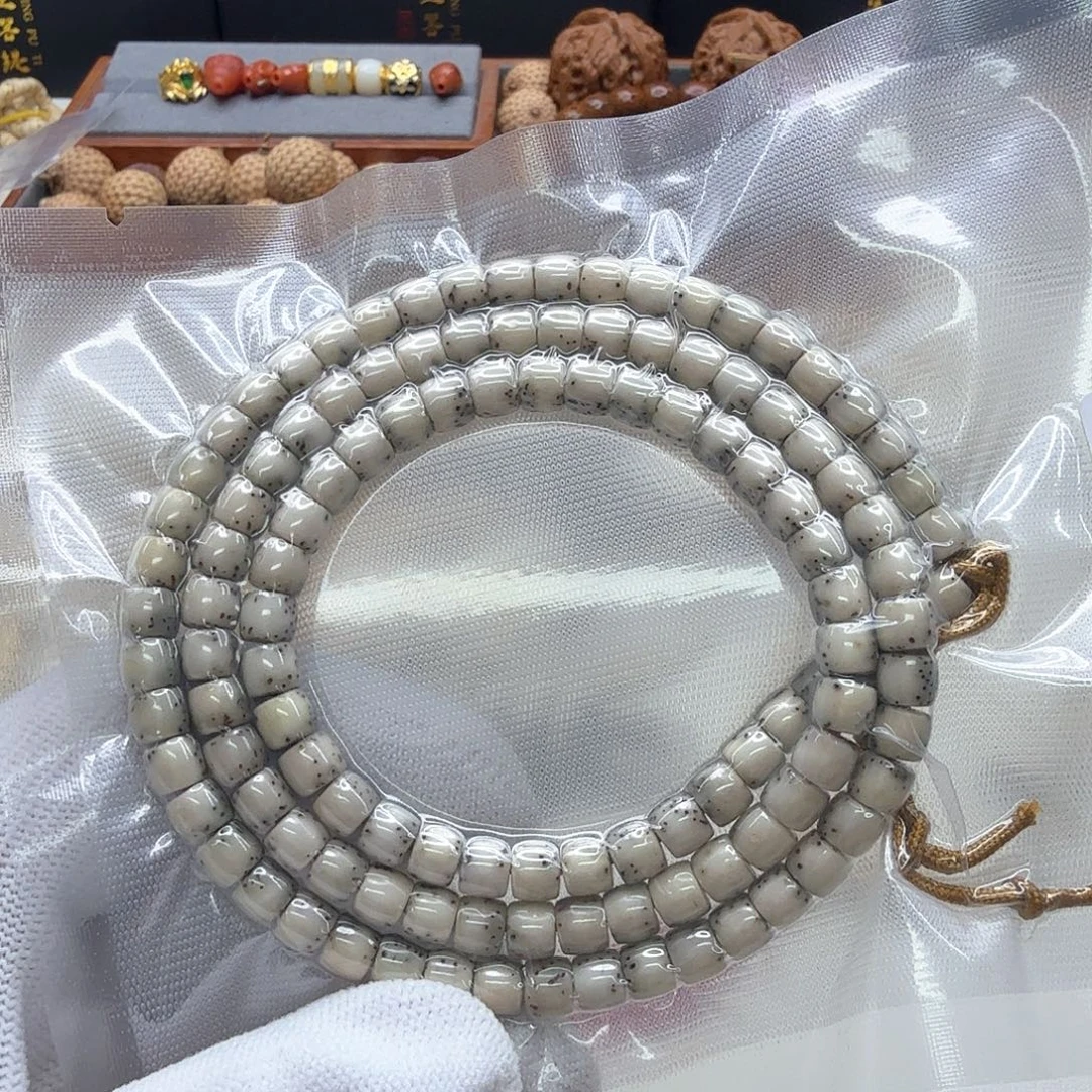 星月菩提吊坠17梵天头条冰白绿背河豚6左右108一物一图