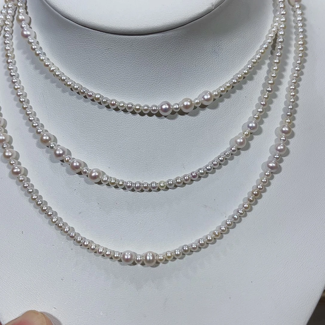 颈饰淡水珍珠银S925镶嵌