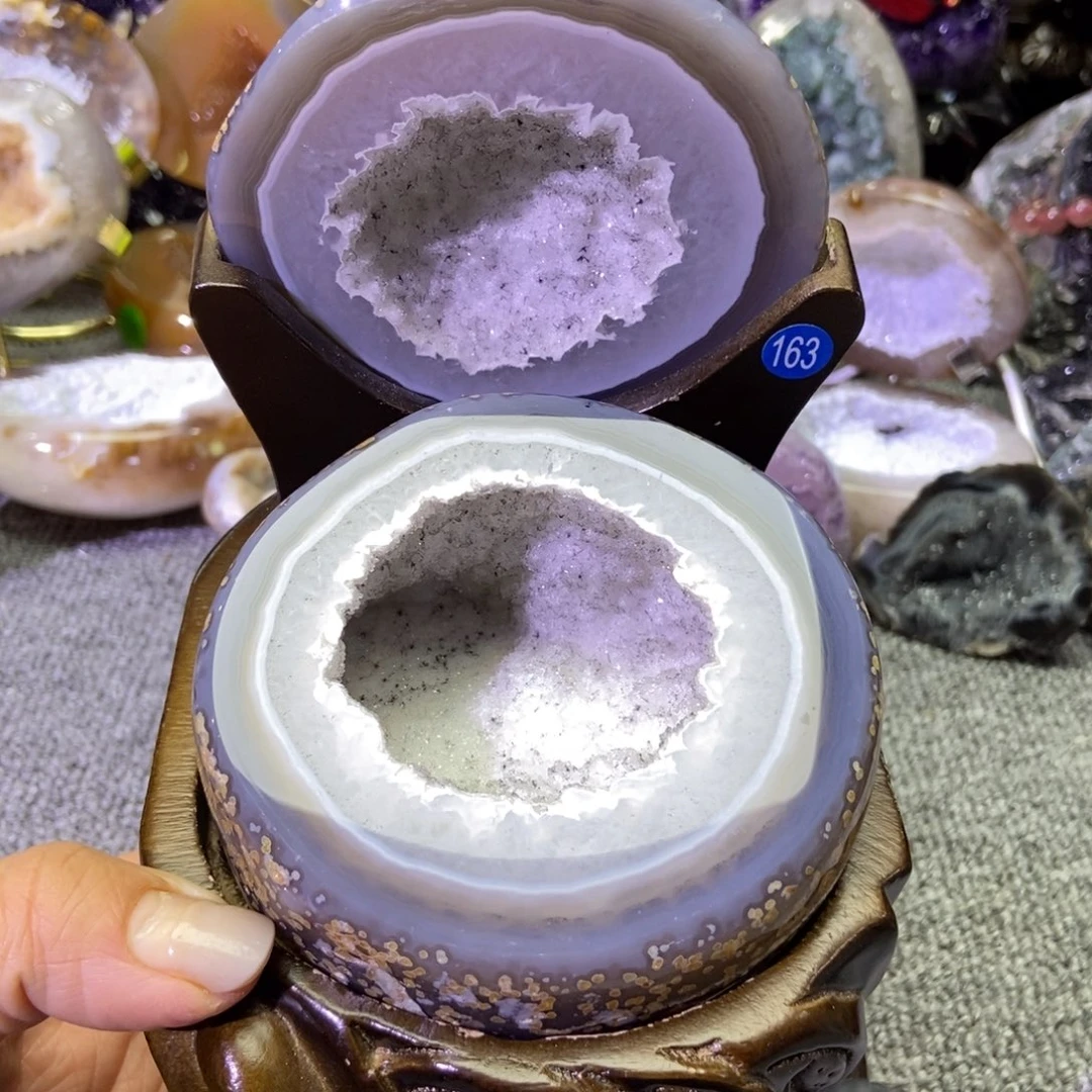 摆件紫晶未镶嵌水晶