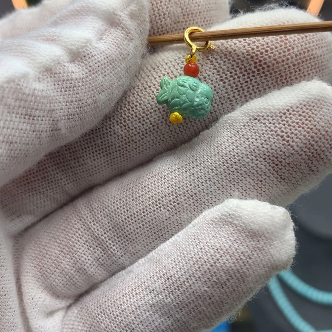 绿松石挂件未镶嵌