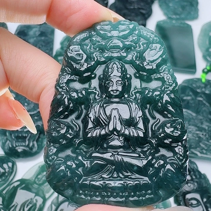 颈饰未镶嵌翡翠多样性发其一