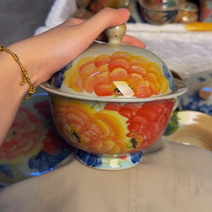 瓷片景德镇陶瓷手工手绘