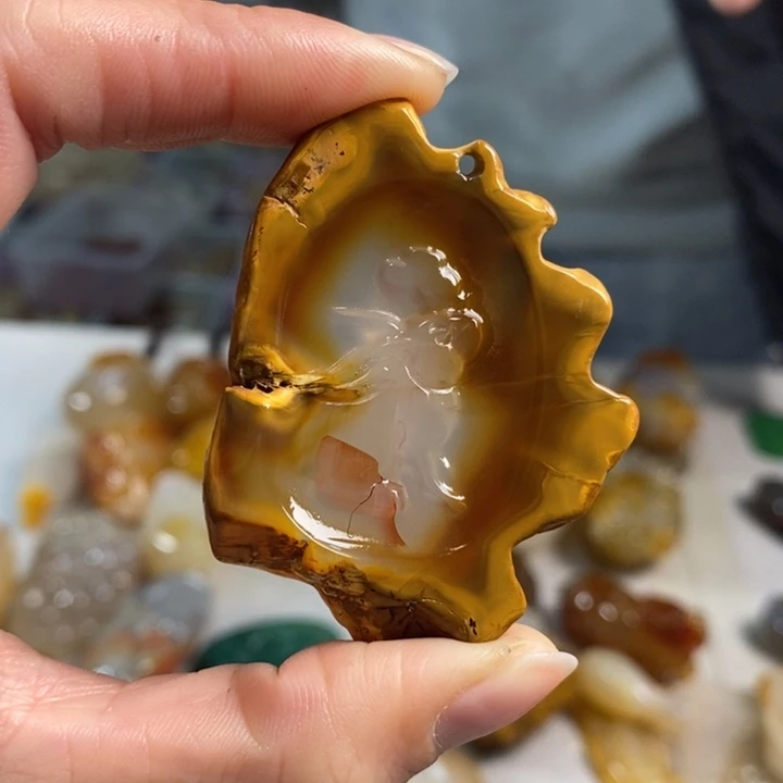 玛瑙/玉髓吊坠(不含链)未镶嵌