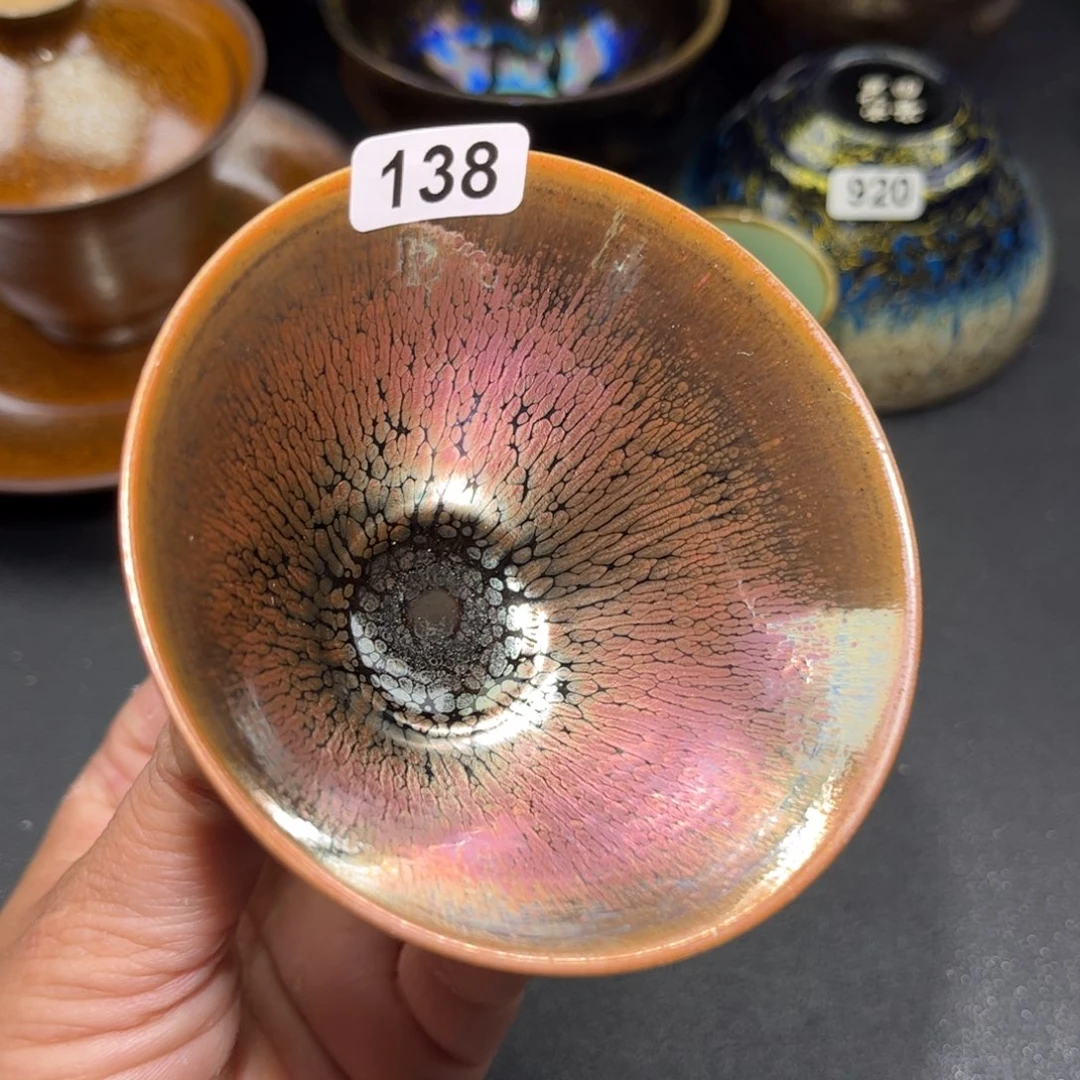 茶盏138 建盏单盏放大漏……