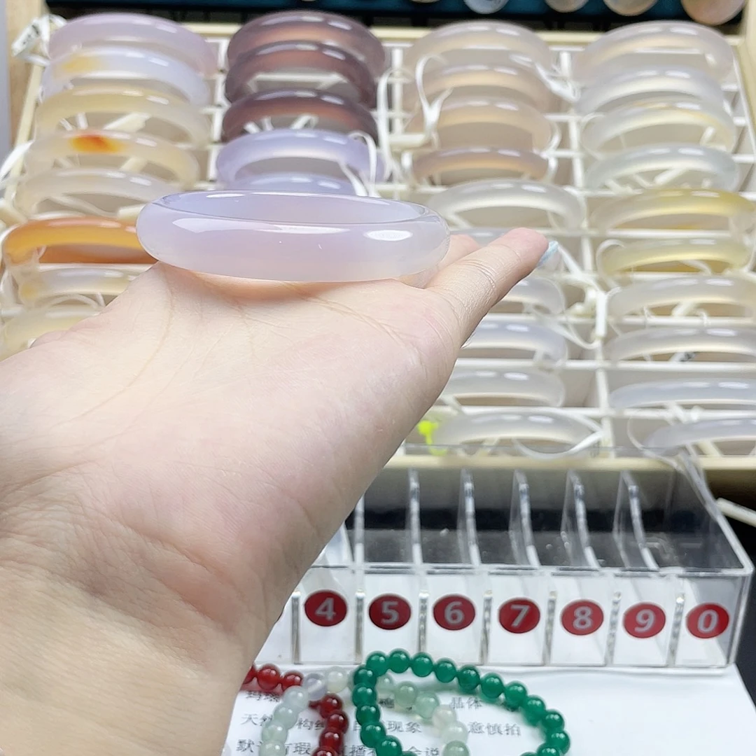 玛瑙/玉髓手镯未镶嵌包****皮12