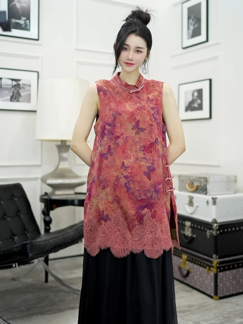 Betty Bairn【【传承/云雾袅袅】桑波缎香云纱20姆米衣裙25B-BW10336